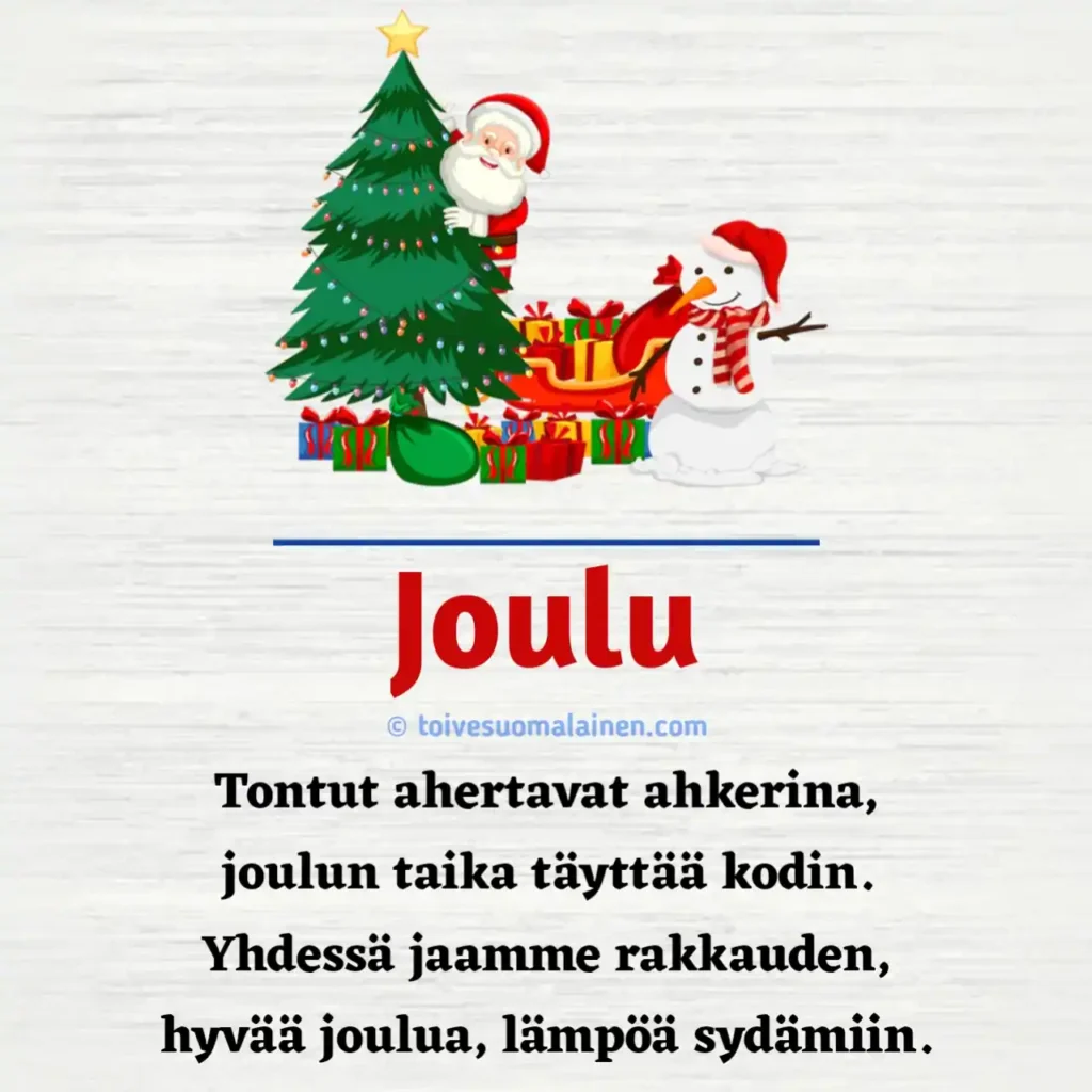 Hyvät Joulun Toivotukset