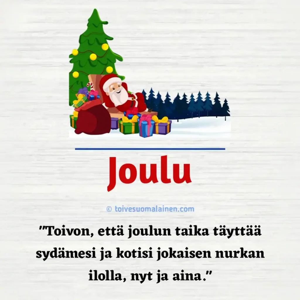 Hyvää joulua runot