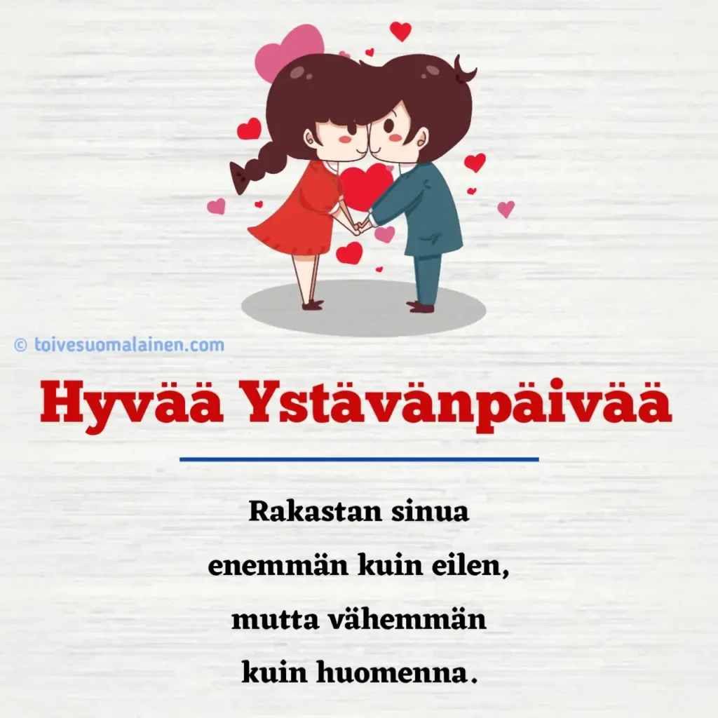 Hyvää Ystävänpäivää Tekstiviesti