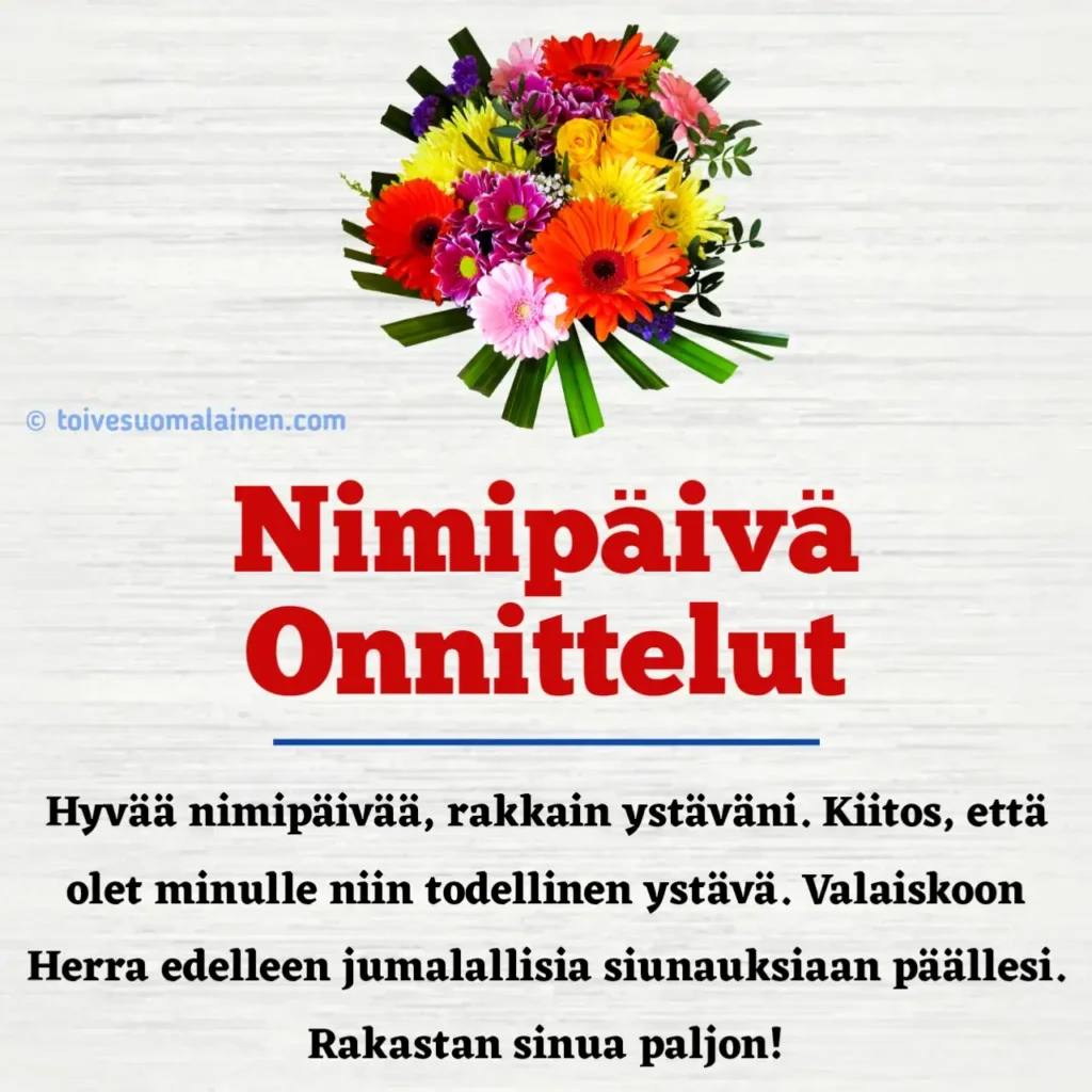 Nimipäivä Onnittelut