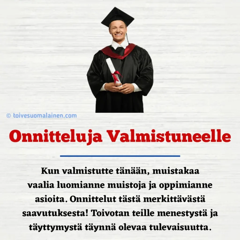 Runot valmistuneelle