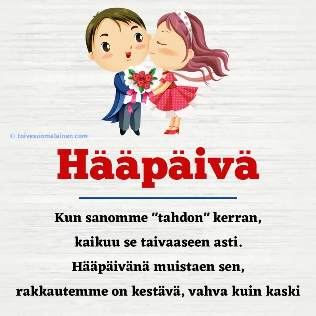 Hääpäivä Runo