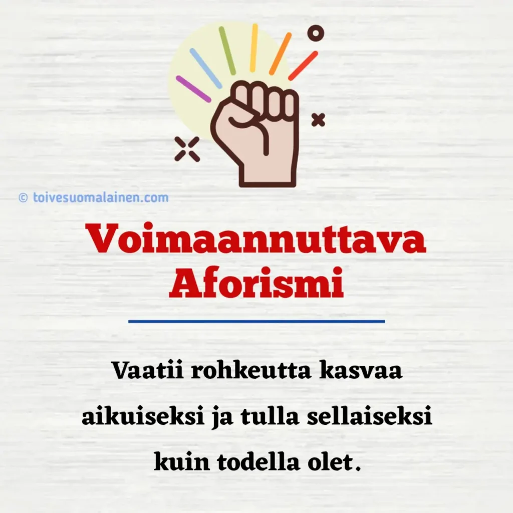 Voimaannuttava Aforismi